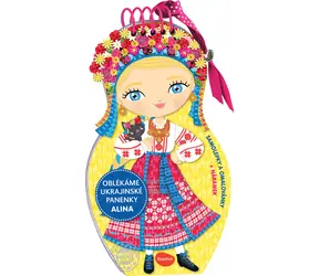 Wir kleiden ukrainische Puppen ALINA - Malbücher