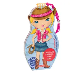 Wir kleiden amerikanische AMY-Puppen - Maľovanky