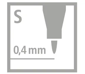 STABILO® OHPen Universal - superfein - rot