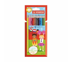 STABILO® color - 12er Set - 12 verschiedene Farben inkl. 2 Neonfarben