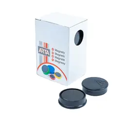 ARTA Magnete Durchmesser 25mm schwarz (10 Stück pro Packung)