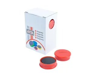 ARTA Magnete Durchmesser 25mm rot (10 Stück pro Packung)