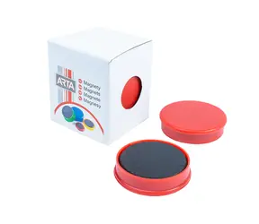 ARTA Magnete Durchmesser 40mm rot (4 Stück in einer Packung)