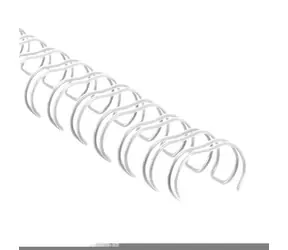 COPIERLAND Drahtrücken 2:1 - 8mm - weiß - 100 Stück