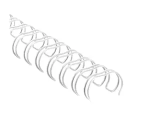 COPIERLAND Drahtrücken 1/2" / 3:1 / 12 mm - weiß - 100 Stück