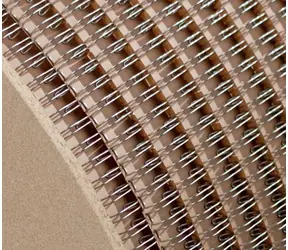 COPIERLAND Drahtrücken auf einer Spule 3:1 - 11 mm (7/16") - 34.000 Scharniere - silber