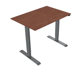 Neutralle MOKT75120ANN Arbeitstisch kirschgrau / elektrisch höhenverstellbar / 75x120cm / Tragkraft 70kg