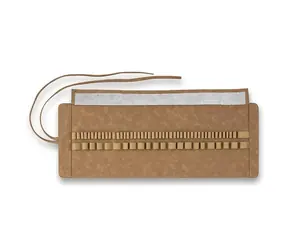 FABER-CASTELL Roll-Stoffetui für 30 Buntstifte / braun
