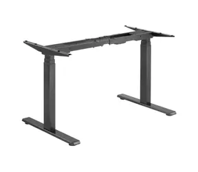 Brateck M08-23DE schwarz / Höhenverstellbarer Tischfuß / elektrisch höhenverstellbar / 62-128cm / Tragkraft 100kg