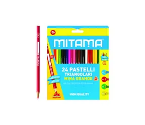 MITAMA Buntstifte dreieckig 3,3 mm (24 Stück)