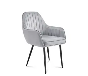 Mark Adler Prince 6.0 Velours grau / Esszimmerstuhl / Belastbarkeit 130 kg