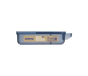 Sistema Ocean Bound Slide n Snack Unterteilte Snackbox 445 ml blau 