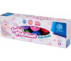 ASTRA Temperafarben 12 x 20 ml Einhorn / ab 3 Jahren