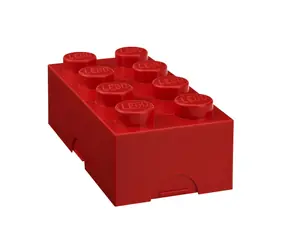 LEGO® Snackbox 100 x 200 x 75 mm - rot