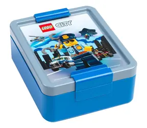 LEGO® City Snackbox - blau / 650 × 202 × 136 mm / ab 3 Jahren
