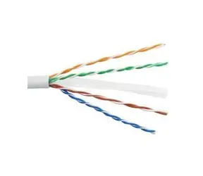 PremiumCord UTP CAT6 305m / TP-Kabel 4x2 / AWG24/7 / verseilt / reines Kupfer / grau