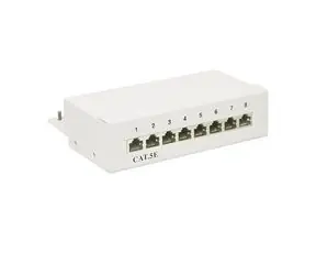 PremiumCord Mini-Desktop-Patchpanel Cat5e, 8xRJ45
