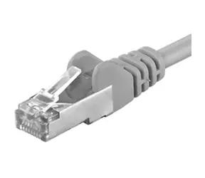PremiumCord FTP CAT6 15m / Patchkabel / RJ45-RJ45 / grau