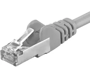 PremiumCord FTP CAT6 20m / Patchkabel / RJ45-RJ45 / grau