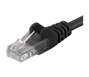 PremiumCord UTP CAT6 0,5m / Patchkabel / RJ45-RJ45 / schwarz