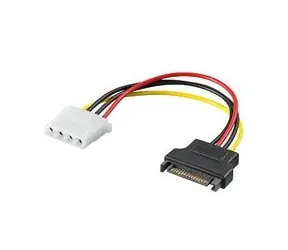 PremiumCord Netzteil Molex 5,25" F - S-ATA M