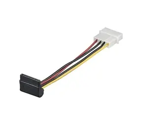 PremiumCord SATA-Stromkabel um 90° gebogen