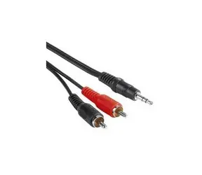 PremiumCord Kabelbuchse 3,5 mm-2xCINCH M/M 5 m AK 243-050