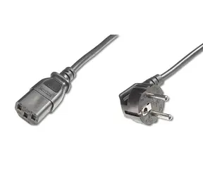 PremiumCord Netzwerkkabel 230V zum Computer 0,5m