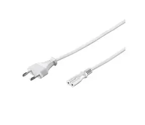 PremiumCord Netzkabel 230V zum Tonbandgerät 3M weiß