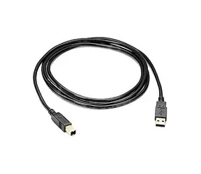 PremiumCord USB 2.0 Kabel AB 5m, Farbe Schwarz