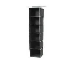Compactor URBAN 30 x 30 x 128 cm - 6 Ablagen - schwarz