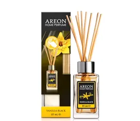 AREON HOME BLACK 85 ml - Vanille Schwarz / Räucherstäbchen