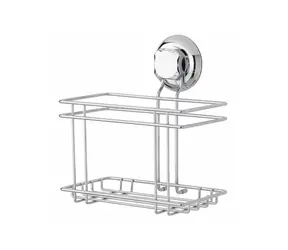 Compactor Bestlock Kleines Küchenregal mit Saugnapf chrom