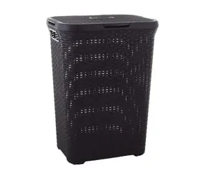 Curver RATTAN 40l Schmutzwäschekorb braun / Nachverkauf