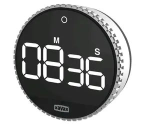 Xavax Rotation Küchentimer / digital / magnetische Befestigung/Aufhängung