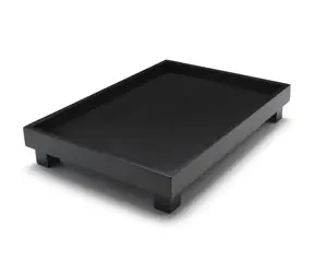 Bredemeijer Isumi Serviertablett schwarz / Bambus / 35 x 25 x 6 cm