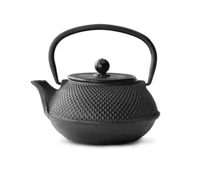 Bredemeijer Jang Teekanne 0,8l schwarz / Gusseisen / Teesieb