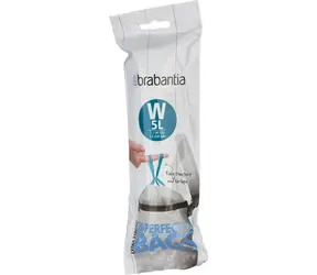 Brabantia PerfectFit Typ W Müllbeutel 5 l / einziehbar / 20 Stück pro Packung