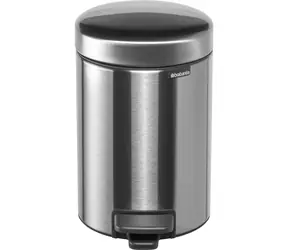 Brabantia Newicon Tretabfallbehälter 3 L mattsilber