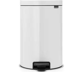 Brabantia Newicon Tretabfallbehälter 20 L weiß / Durchmesser 29 cm / Höhe 46,7 cm