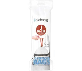 Brabantia PerfectFit Typ J Müllbeutel 20-25 l / einziehbar / 20 Beutel