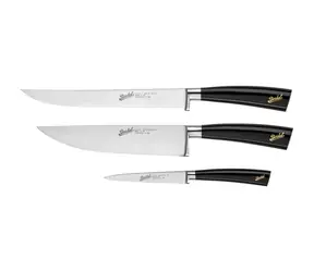 Berkel Elegance Kochmesserset schwarz 3-tlg 