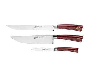 Berkel Elegance Kochmesserset rot / 3-tlg 
