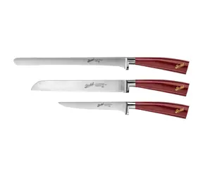 Berkel Elegance Schinkenmesserset rot / 3-tlg 