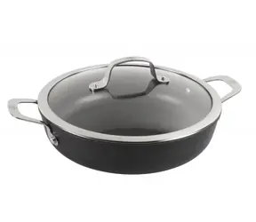 BALLARINI Alba 1000249 Servierpfanne mit Deckel 24 cm