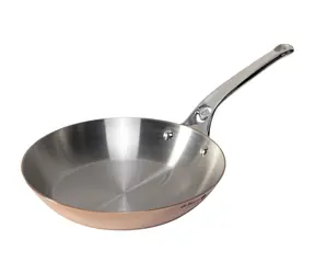 De Buyer Prima Matera Induktionspfanne 24 cm / Edelstahl und Kupfer 