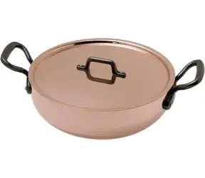 De Buyer Prima Matera Niedriger Induktionstopf 28 cm Kupfer 