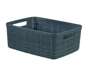 Curver Jute-Aufbewahrungskorb 5 l grau / 20 x 27 x 11 cm