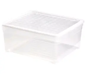 Curver Aufbewahrungsbox mit Deckel 18,5 l klar / 39,6 x 34,3 x 17 cm