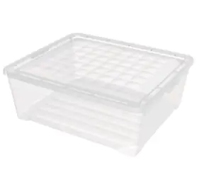 Curver Aufbewahrungsbox mit Deckel 10 l klar / 34,2 x 29,7 x 12,5 cm